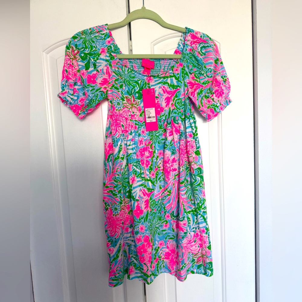 NWT Lilly Pulitzer Girls Mini Delaney Dress Size L girls 10-12